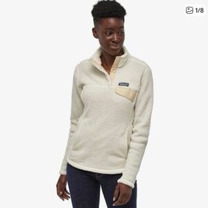 Patagonia Cream Teddy Pullover